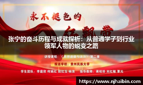 张宁的奋斗历程与成就探析：从普通学子到行业领军人物的蜕变之路